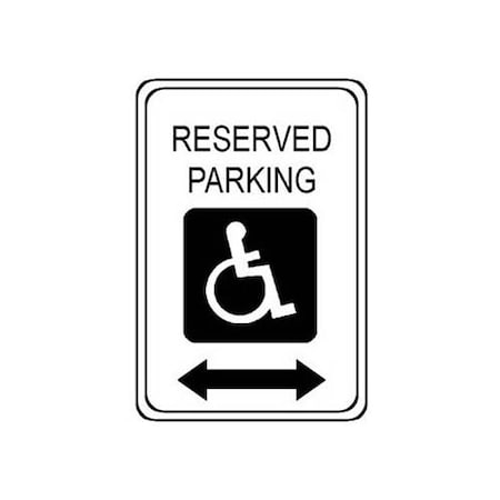 Allpoints Sign, Reserved Parking, W/ Arrow 2801211